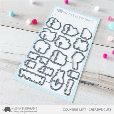 Mama Elephant Creative Cuts - Counting Left